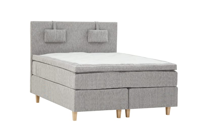 Grand Kontinentalseng 160x200 Lysegrå, Grå