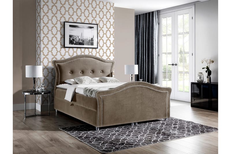 Hestra Lux Kontinentalseng 120x200 cm - Møbler - Senger - Kontinentalsenger