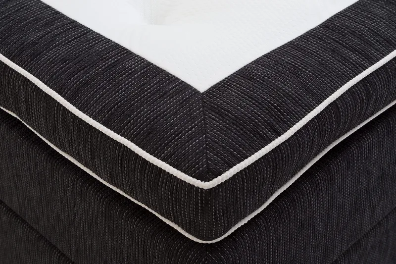 Hilton Deluxe Kontinentalseng 120 - Svart - Møbler - Senger - Enkeltsenger