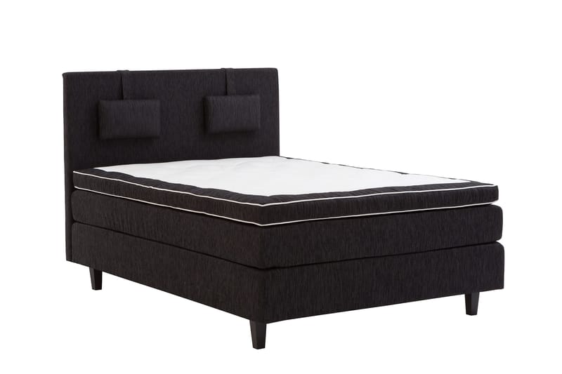 Hilton Deluxe Kontinentalseng 120 - Svart - Møbler - Senger - Enkeltsenger