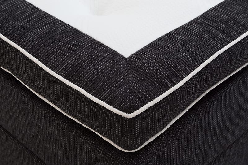 Hilton Deluxe Kontinentalseng 140 - Svart - Møbler - Senger - Kontinentalsenger