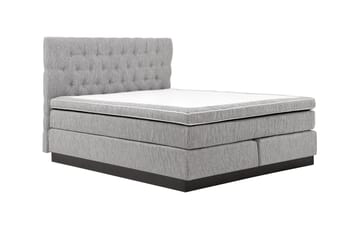 Hilton Deluxe Kontinentalseng 160 - Lysegrå - Møbler - Senger - Kontinentalsenger