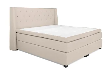 Imperia Komplett Sengepakke 210x210 cm - Beige - Møbler - Senger - Kontinentalsenger