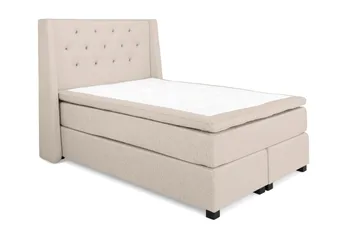 Imperia Kontinentalseng 140x200 cm - Beige - Møbler - Senger - Kontinentalsenger