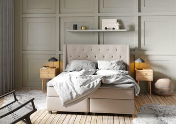 Imperia Kontinentalseng 160x200 cm - Beige - Møbler - Senger - Kontinentalsenger