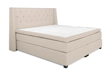 Imperia Kontinentalseng 210x210 cm - Beige - Møbler - Senger - Kontinentalsenger