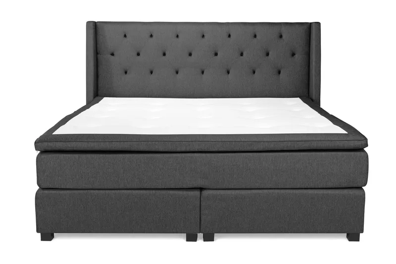 Imperia Kontinentalseng 210x210 cm - Grå - Møbler - Senger - Kontinentalsenger