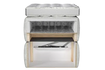 Isoba Sengepakke 140x200 cm - Blå - Møbler - Senger - Kontinentalsenger