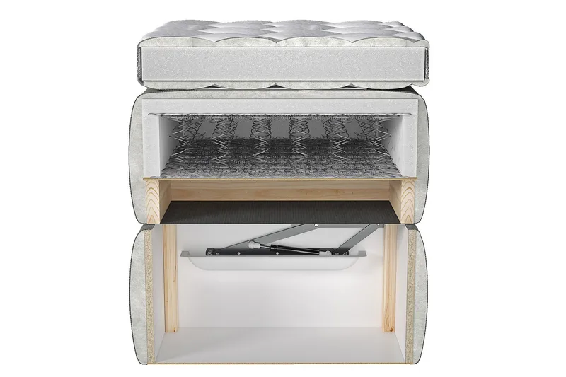 Isoba Sengepakke 140x200 cm - Blå - Møbler - Senger - Kontinentalsenger