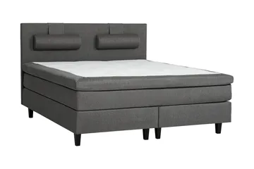 James Kontinentalseng 160 Lysegrå - Møbler - Senger - Kontinentalsenger