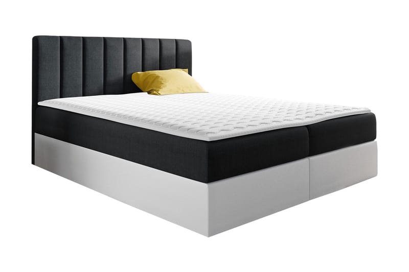 Jendem kontinentalseng 120x200, Svart