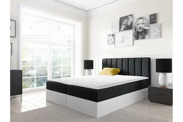 Jendem kontinentalseng 180x200 - Svart - Møbler - Senger - Kontinentalsenger