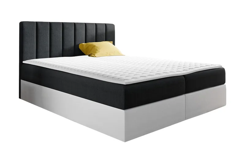 Jendem kontinentalseng 180x200, Svart