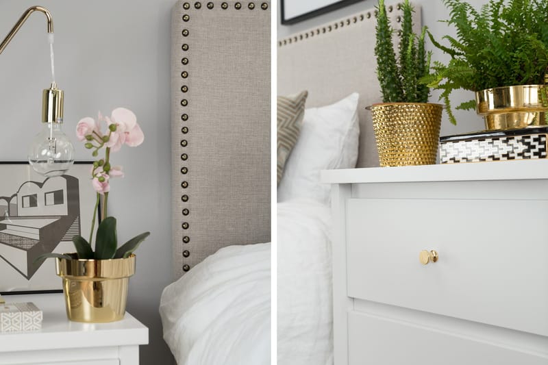 Jolie Kontinentalseng 140 - Beige - Møbler - Senger - Kontinentalsenger