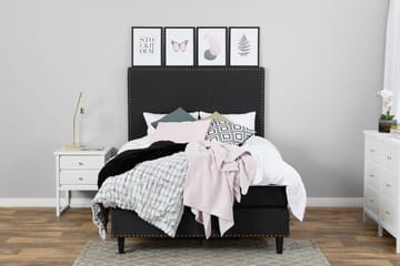 Jolie Kontinentalseng 160x200 - Svart - Møbler - Senger - Kontinentalsenger