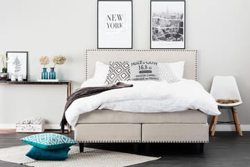 Jolie Kontinentalseng 180x200 - Beige - Møbler - Senger - Kontinentalsenger