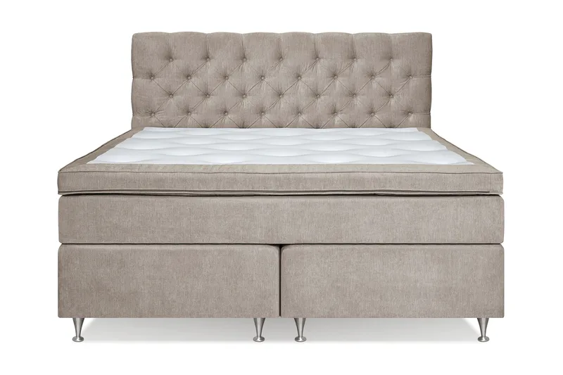 Joluma Komplett Sengpakke Kontinentalseng Fast 180x200 cm - Beige - Møbler - Senger - Enkeltsenger