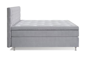 Joluma Kontinentalseng Medium - (+Flere valg) 160x200 cm Lysegrå - Møbler - Senger - Kontinentalsenger