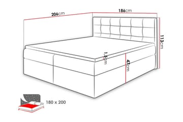 Kintore Kontinentalseng 180x200 cm - Møbler - Senger - Kontinentalsenger