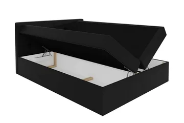 Kleiv Kontinentalseng 140x200 cm - Svart - Møbler - Senger - Kontinentalsenger