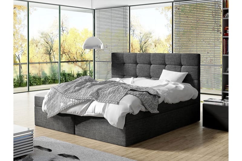 Kleiv Kontinentalseng 180x200 cm, Mørkegrå