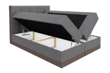 Knarrevik kontinentalseng 160x200 - Brun - Møbler - Senger - Kontinentalsenger