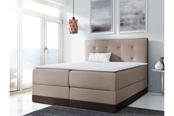 Knarrevik kontinentalseng 180x200 - Brun - Møbler - Senger - Kontinentalsenger