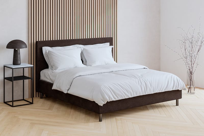 Komplett sängpaket Utan sänggavel 140x200 Beige - Møbler - Senger - Enkeltsenger