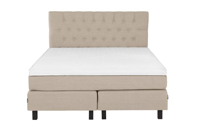 Komplett Sengepakke Bed Deluxe 180x200 Beige - Beige - Kontinentalsenger - Dobbeltsenger - Komplett sengepakke