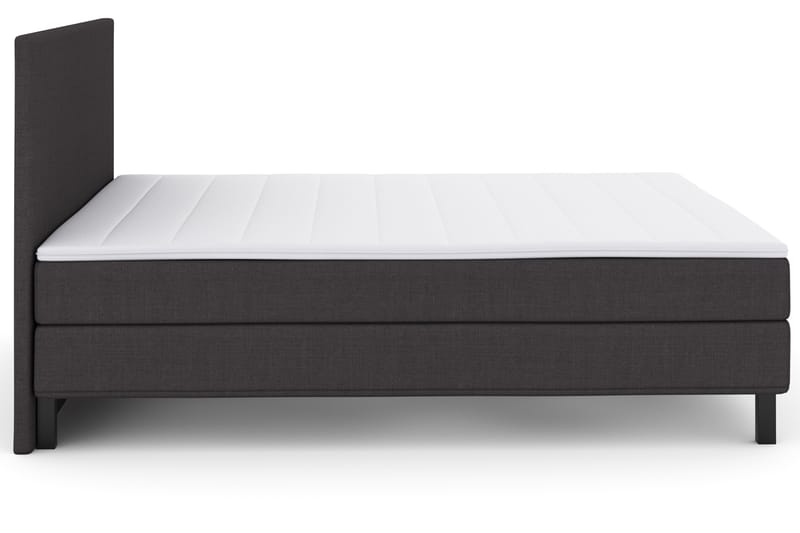 Komplett Sengepakke Choice No 1 160x200 - Mørkegrå|Svarta Ben - Kontinentalsenger - Dobbeltsenger - Komplett sengepakke