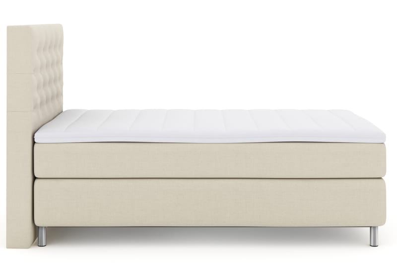 Komplett Sengepakke Choice No 3 120x200 Fast - Beige|Metallben - Møbler - Senger - Enkeltsenger