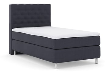 Komplett Sengepakke Choice No 3 120x200 Fast - Blå|Metallben - Møbler - Senger - Enkeltsenger