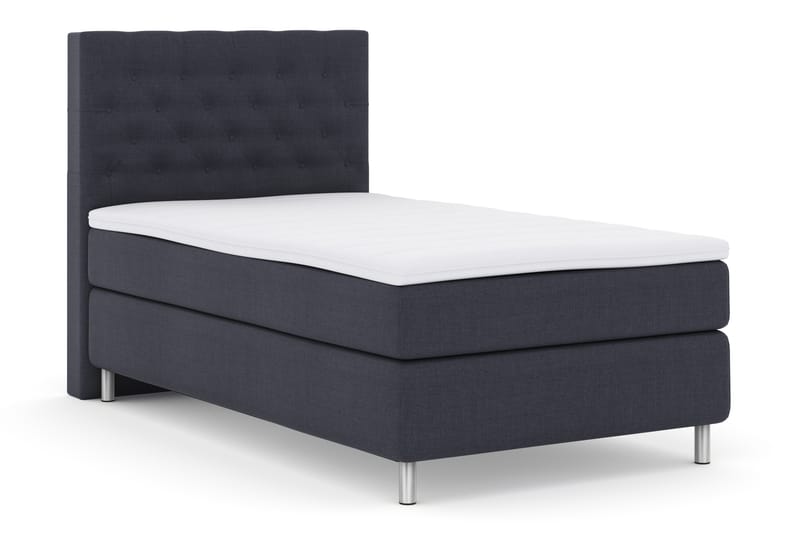 Komplett Sengepakke Choice No 3 120x200 Fast - Blå|Metallben - Møbler - Senger - Enkeltsenger