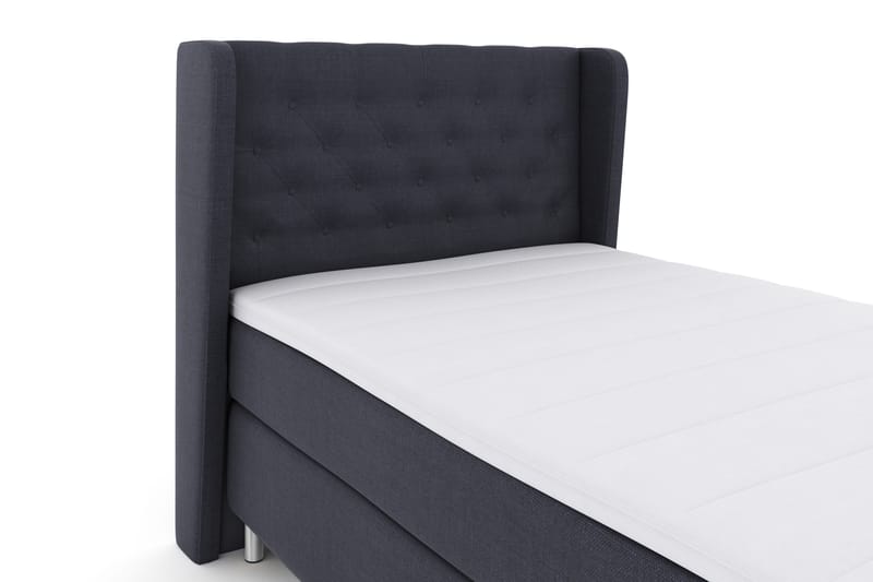 Komplett Sengepakke Choice No 3 120x200 Fast - Blå|Metallben - Møbler - Senger - Kontinentalsenger