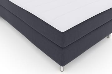 Komplett Sengepakke Choice No 3 120x200 Fast - Blå|Metallben - Møbler - Senger - Kontinentalsenger