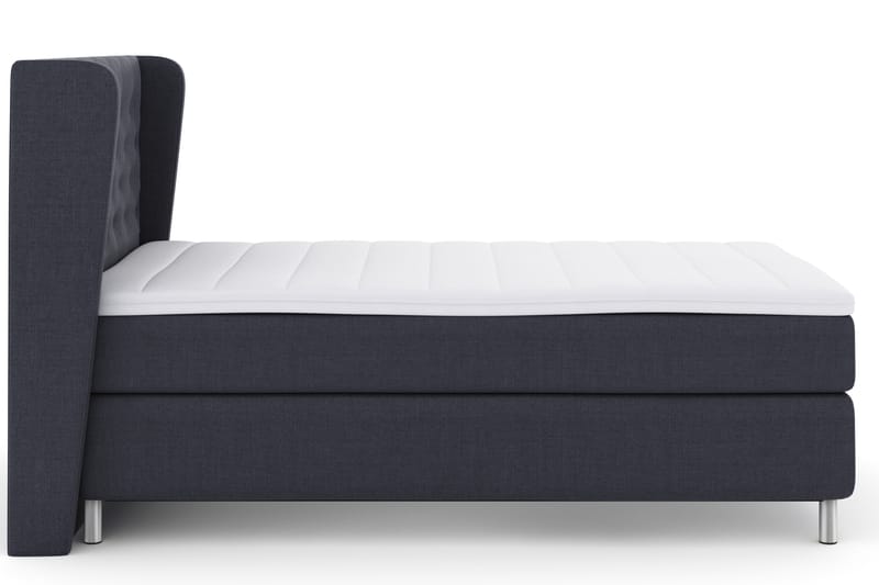Komplett Sengepakke Choice No 3 120x200 Fast - Blå|Metallben - Møbler - Senger - Kontinentalsenger