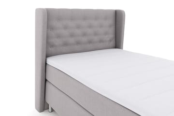Komplett Sengepakke Choice No 3 120x200 Fast - Lysegrå|Metallben - Møbler - Senger - Kontinentalsenger