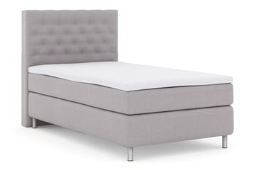 Komplett Sengepakke Choice No 3 120x200 Fast - Lysegrå|Metallben - Møbler - Senger - Kontinentalsenger