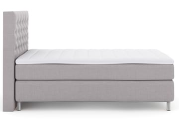 Komplett Sengepakke Choice No 3 120x200 Fast - Lysegrå|Metallben - Møbler - Senger - Kontinentalsenger