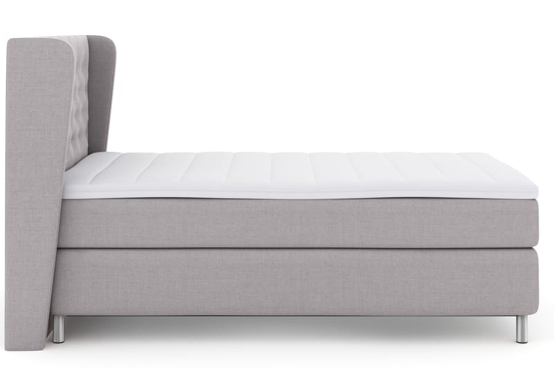 Komplett Sengepakke Choice No 3 120x200 Fast - Lysegrå|Metallben - Møbler - Senger - Kontinentalsenger
