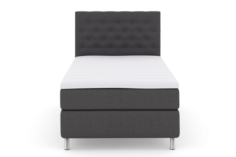 Komplett Sengepakke Choice No 3 120x200 Fast - Mørkegrå|Metallben - Møbler - Senger - Enkeltsenger