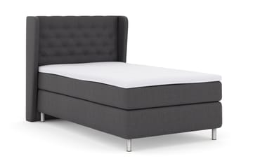 Komplett Sengepakke Choice No 3 120x200 Fast - Mørkegrå|Metallben - Møbler - Senger - Kontinentalsenger
