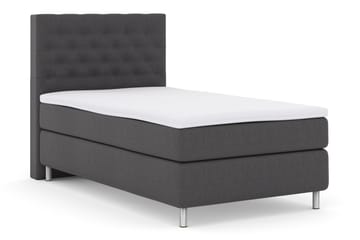 Komplett Sengepakke Choice No 3 120x200 Fast - Mørkegrå|Metallben - Møbler - Senger - Enkeltsenger