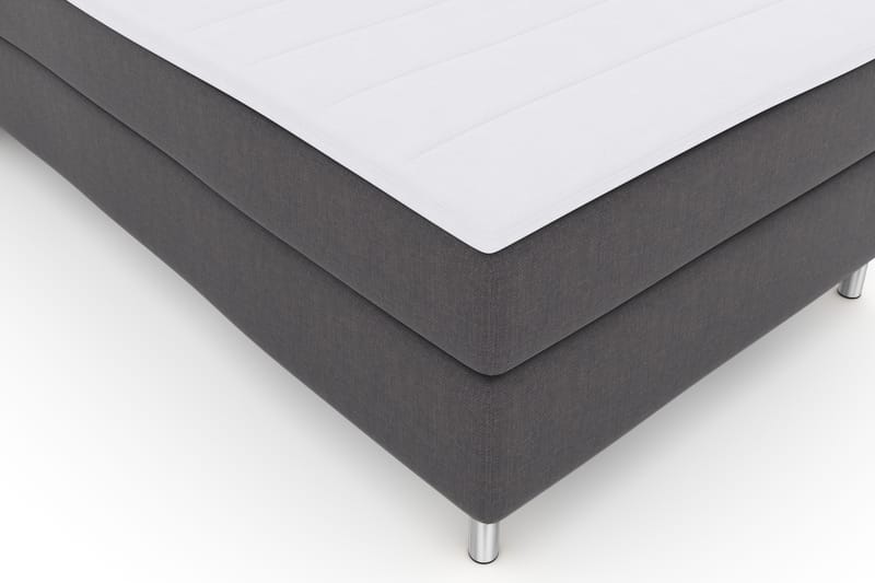 Komplett Sengepakke Choice No 3 120x200 Fast - Mørkegrå|Metallben - Møbler - Senger - Kontinentalsenger