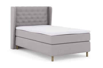 Komplett Sengepakke Choice No 3 120x200 Medium - Lysegrå|Kobberben - Møbler - Senger - Kontinentalsenger