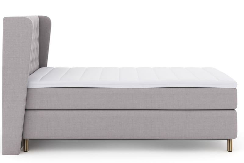 Komplett Sengepakke Choice No 3 120x200 Medium - Lysegrå|Kobberben - Møbler - Senger - Kontinentalsenger
