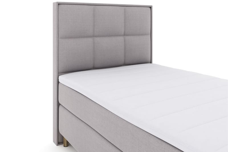 Komplett Sengepakke Choice No 3 120x200 Medium - Lysegrå|Kobberben - Møbler - Senger - Kontinentalsenger