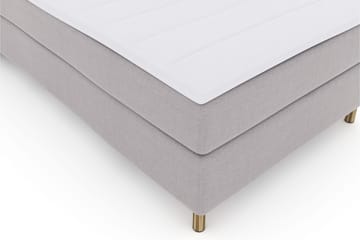Komplett Sengepakke Choice No 3 120x200 Medium - Lysegrå|Kobberben - Møbler - Senger - Kontinentalsenger