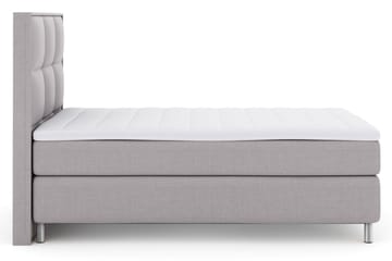 Komplett Sengepakke Choice No 3 120x200 Medium - Lysegrå|Metallben - Møbler - Senger - Kontinentalsenger