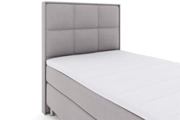 Komplett Sengepakke Choice No 3 120x200 Medium - Lysegrå|Metallben - Møbler - Senger - Kontinentalsenger